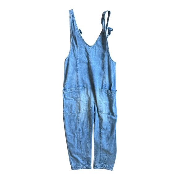 Free People High Roller Sz XS Light Denim - Picture 3 of 5